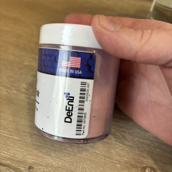 DeEnti Advanced Dark Pink Acrylic Nail Powder 2.1oz Dip Long Lasting Self Level - Picture 11 of 16